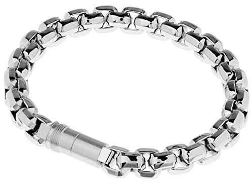 Ernstes Design EDvita Armband Edelstahl 19 cm 8,00 mm breit A91.19