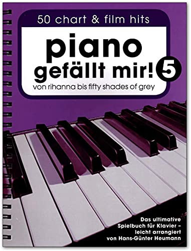 Piano gefällt mir! Band 5 (Spiralbindung) - ultimative Spielbuch für Klavier mit bunter herzförmiger Notenklammer - Bosworth BOE7794-9783865439000