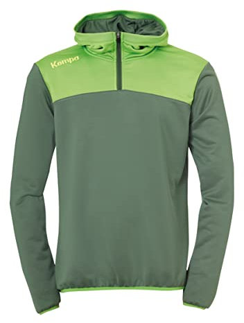 Kempa Kinder Emotion 2.0 Quarter Zip Hoody Oberteile, Dragon grün/Hope grün, 128