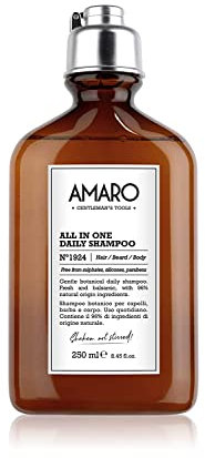 NOVA ENGEL Amaro All In One Daily Shampoo Nº1924 Hair-Beard-Body 250 ml – für den täglichen Gebrauch