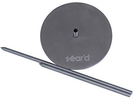 Stainless Vertical Skewer Barbecue Spit Skewer Grill BBQ - Great for Tacos Al Pastor, Shawarma, Brazilian Churrasco, Whole Chickens and Many Other Delicious Dishes!