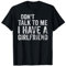 Lustiges Shirt Don't Talk To Me I Have A Girlfriend T-Shirt