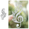 YunTrip Lot de 2 emporte-pièce en métal en forme de note de musique pour scrapbooking, gaufrage, photos, loisirs créatifs