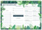 TYSK Design Schreibtischunterlage Dschungel (Design wählbar) Tischunterlage aus Papier zum Abreißen DIN A3 To Do Liste Notizblock Wochenplaner