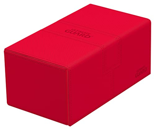 Ultimate Guard Twin Flip`n`Tray 200+ XenoSkin Monocolor Red