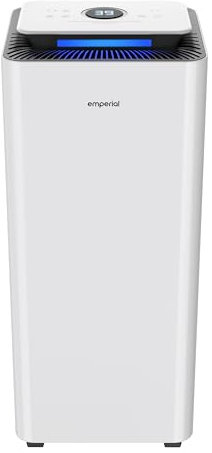 Emperial 20L/Day Dehumidifier with Digital Humidity Display, Sleep Mode, Continuous Drainage, Laundry Drying and 24 Hour Timer - Ideal for Damp and Condensation
