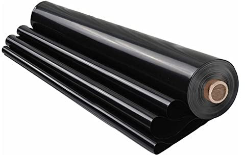 Telo per Laghetto Nero in HDPE, 2x4m 2.5x6m 4x5m 5x6m 6x8m 8x12m 10x12m Rivestimento per Laghetto Resistente, Fodera per Laghetto Flessibile per Piscina Giardino per Laghetti (Size : 10x12m(32.8x39ft