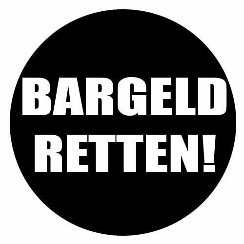 Sammys Shirt Store Bargeld retten Aufkleber 10 cm
