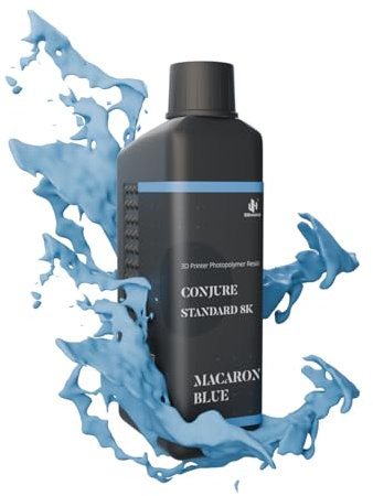 Chitu Systems 1KG Conjure Standard Makrone Resin 3D Drucker Harz, Upgraded 405nm Standard Photopolymer Harz, schnelle Aushärtung hochpräzises Harz für LCD 3D Druck 1000g (Makrone Blau, 1000g)