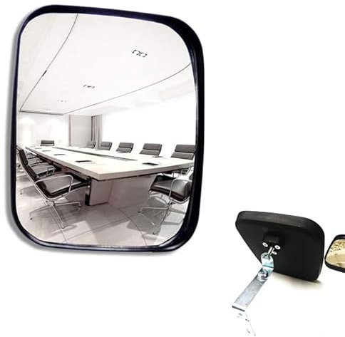 HUOCAI Verkehrsspiegel Weitwinkel Sicherheit Convex Familie Auffahrt Garage Krankenhaus Parkplatz Verkehrssicherheit Single Dot Spiegel, Innen und Außen,16 * 19cm (16 * 19CM)