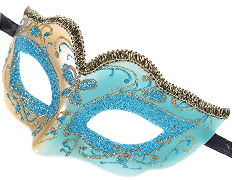 COLLBATH Halloween-maske Für Kinder Cosplay-halbmaske Aus Kunststoff Festivalmaske Mit Riemen Maskenball-partymaske in Zarter Farbe