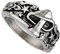 VALICLUD 3 Stk Pilzsternring vintage rings handschmuck Kostümring star earrings Überraschungsring Ringe Stilvoller Ring Punk-Ring Retro-Ring Persönlichkeitsring Fingerring Legierung Silver