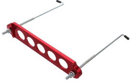 BUGUUYO Supporto Per Batteria Per Auto Da Corsa Stabilizzatore Per Montaggio Terminale Batteria in Lega Di Alluminio Rosso Per Una Facile Installazione