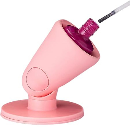 Porte-bouteille de vernis à ongles articulé | Support de vernis à ongles anti-déversement, incliné, ventouse Smartgrip Airlock | Accessoires de manucure Outils d'affichage de vernis à ongles pour