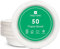 Table Kind 50 x Paper Bowls Bulk Pack Eco-Friendly Disposable Dishes for Camping Catering Everyday Use for Salad Dessert Cereal Recyclable Birthday Party Supplies Home Compostable Made in EU 23CM