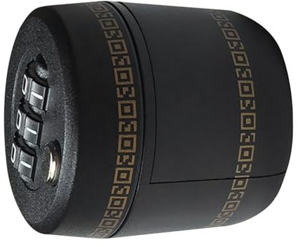 Wine Bottle Lock - 1.77in Drink Bottles Locks - Zinc Alloy Bottle Locking Cap - Combination Lock for Whiskey, Wine, and Alcohol Bottles, Tamper-Proof Design - Secure Combination Lock for Whiskey