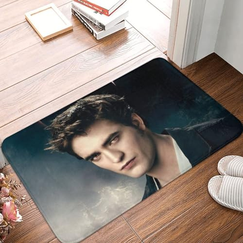 OOAHJEID Fußmatte Badteppich Teppich The Twilight Saga Edward Cullen Fußmatte rutschfest für Eingangsbereich Küche Bad Gartenteppich