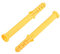 Tasselli a muro, tasselli grezzi, viti for impieghi gravosi, 10 pezzi 10 mm x 100 mm di plastica for tubi di espansione, colonne di cemento, tasselli a muro gialli for applicazioni fai da te in casa e