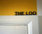 BERKO - The Loo Sign Decorative Matt Black Toilet Sign Metal - Restroom Plaque Home Bathroom Office Hotels Pubs Lavatory Shabby Chic Home Decor
