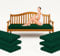 Outdoor Garden Bench Cushion Seat Pad for 2/3/4 Seater Patio Furniture Waterproof Swing, Hammock, Rattan Sofa 108/140/170cm Long Bench Chair Cushions Pad (Green, 2 Seater 108cm x 45cm x 5cm)