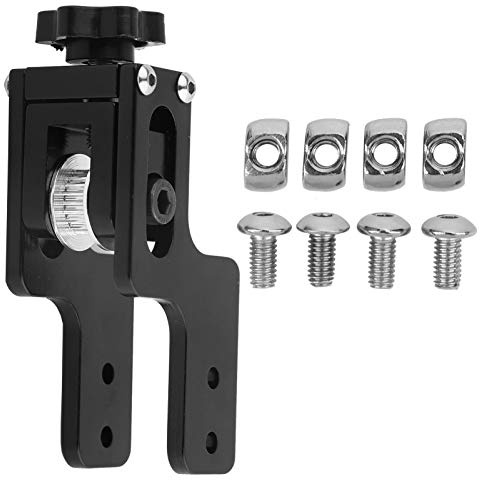 Axis Y Axis Tensor de estiramiento Sincroneo Ajuste de correa de aleación de aluminio para Ender 3 V2 Impresoras Negro Silver Cinturón de distribución de 6 mm