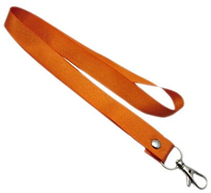 Sundatebe Umhängeband, Schlüssel, Handy, Ausweis, Pfeifen, Schlüsselband, Halter, Metall, Karabinerverschluss, Orange