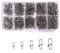 Phad Fishing 150/250PCS Hohe Festigkeit Duo-Lock Snaps aus Edelstahl für Haken Um Line Verbinder (250pcs Duo Lock Snaps)