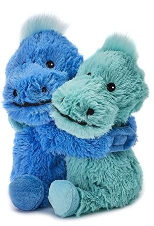 Warmies Warm Hugs Dinosaur Microwavable s with French Dried Lavender Scent, Fully Heatable Cuddly Toy for Anxiety and Pain Relief