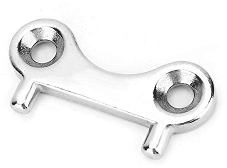 Deckplatte Key Boot Hardware Fernschlüssel Füllplatten Schlüssel, Universal Boat Yacht Deck Bootsplattenschlüssel Wasser Kraftstoffbehälter Gas Abfalldeckel Füllplattenwerkzeug (Silber)
