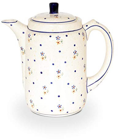 Bunzlauer Keramik Kaffeekanne 1.25 Liter, B=11cm, H=21,1cm, Dekor 111