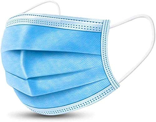 60 Stück dreilagige Einweg-Mundschutz, Gesichtsabdeckung, verhindert Speichelstaub für die persönliche Gesundheit