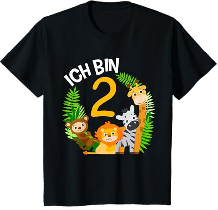 2. Geburtstag Kindergeburtstag Zweiter Geburtstag Dschungel T-Shirt