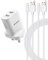 Avoalre iPhone/iPad Charger Plug with 2x 2M USB Lightning Cables, Wall Charging Plug UK Power Adapter for iPhone SE 2020, 11, 12, X, XR, XS, 8, 7 Plus, 6S, iPad - MFi Certified