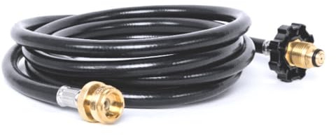 GRILLBLAZER 2,4 m Propangasschlauch und Adapter für 9 kg Propangas-Tank – kompatibel mit GrillGun und Su-VGun – Grill- und Grillzubehör