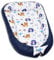 PaLulli 120x60 cm Babynest Babynestchen XXL Babykokon 2seitig 100% Baumwolle Kissen Nestchen für Babybett Reisebett für Baby und Säugling Feathers (Bears)