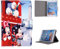 Kids Case for iPad 10.2 Inch 2020 2019 (7th 8th Generation) / iPad Pro 10.5/ iPad Air 3, Stand Up Flip Protective Case (Mickey Minnie In London Bus)