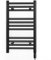Myhomeware 400mm Wide Black Flat Electric Thermostatic Pre-Filled Towel Rail Radiator For Bathroom Designer UK (Alyssa 400 / 600mm Electric Black)