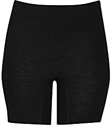 Dilling Damen Merino Wolle Shorts Schwarz 42 – Thermo Unterwäsche aus 100% Bio-Merinowolle – Atmungsaktiv und ohne Superwash – Nachhaltige Funktionsunterwäsche