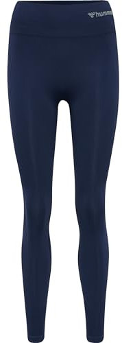 hummel, hmlTIF SEAMLESS HIGH WAIST TIGHTS, SCHWARZE IRIS, XS