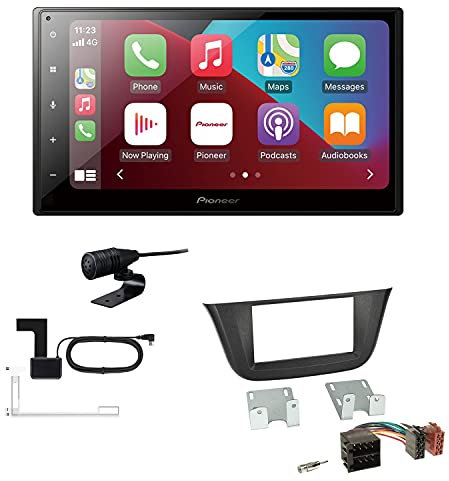 Pioneer SPH-DA160DAB 2-DIN Autoradio CarPlay Android Auto Bluetooth DAB USB passend für Iveco Daily VI ab 2014 schwarz