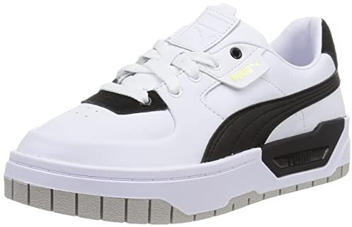 PUMA Scarpe sportive da donna Cali Dream, Bianco Nero Grigio Viola, 37 EU