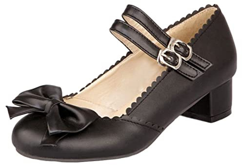 Mo Joc Sweet Schuhe mit niedrigem Absatz und Fliege Damenschuhe