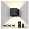 Elitlife Smart LED Wandleuchte Innen 12W, RGB Aussenleuchten Wasserdichte Wandlampe Dimmbar Steuerbar via App Außenlampe Mit Einstellbar Abstrahlwinkel LED Wandbeleuchtung Innen & Außen