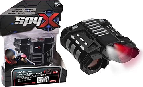 Lansay - SPY X - Jumelles Vision Nocturne pour Enfants dès 6 Ans - Jouet & Accessoires d'Espion - Panoplie d'Espionnage Enfant - Accessoire Agent Secret Pour Missions Spéciales