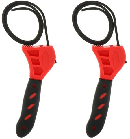 CIYODO 2pcs Adjustable Rubber Strap Wrench Multifunctional Jar and Bottle Opener Unique Design for Opening for Tight Lids and Jars Wrench Tool
