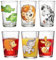 Ritzenhoff & Breker Juego de 6 vasos infantiles Happy Zoo y animales del bosque, 205 ml, tazas impresas para niños con motivos de animales, aptos para lavavajillas