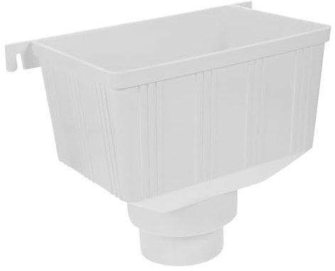 DOITOOL Pvc-abflussrohrzubehör Dachrinnen-fallrohradapter Regenwasserfangsystem Für Regen