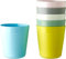 Merlin Market Kalas 004.613.79 Childs Becher aus Kunststoff, Pastell, mehrfarbig, spülmaschinen- und mikrowellengeeignet, stapelbar, hell, 7,5 cm Durchmesser x 8,5 cm Höhe, 6 Stück
