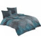 Class Home Collection Bettwäsche 135x200 Baumwolle – Ganzjahres Bettwäsche-Sets 4teilig, weich & atmungsaktiv, Bettbezug und Kissenbezug 80x80 cm mit Reißverschluss Aura