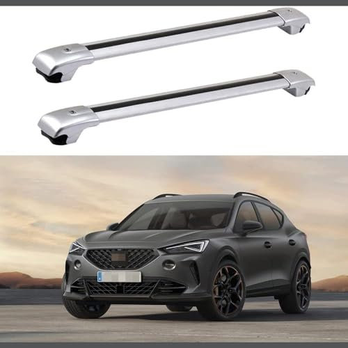 Auto Dachträger für Cupra Formentor 2021+,Aluminium Dachgepäckträger Dachboxen Gepäckträger Querträger Fahrradträger Auto Zubehör